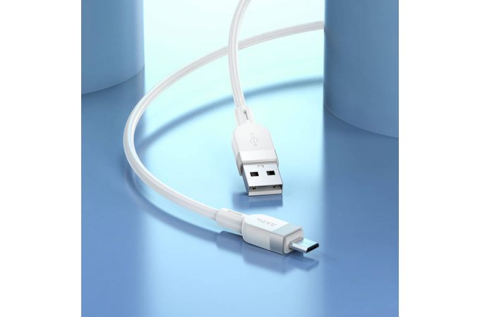 Кабель USB - MicroUSB HOCO X109 (черный) 1м силиконовый