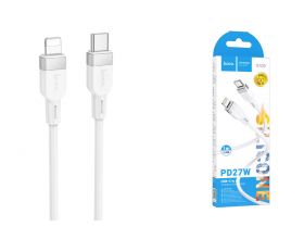 Кабель USB Type-C - Lightning HOCO X109 Energy PD (белый) 1м (силиконовый)