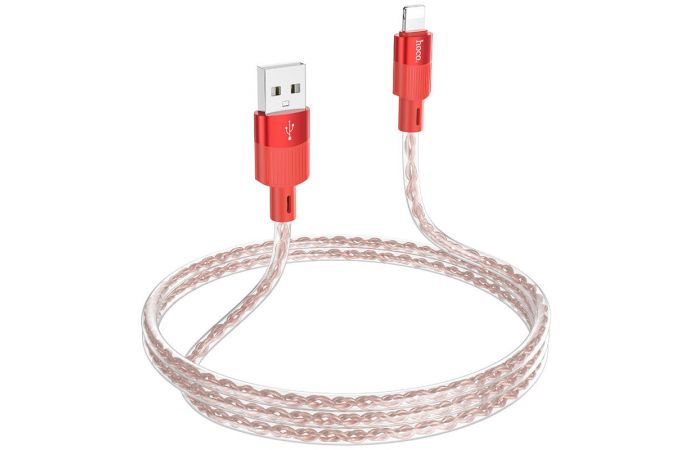 Кабель USB - Lightning HOCO X99 (серый) 1м силиконовый