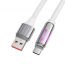 Кабель USB - USB Type-C HOCO U136 5А (белый) 1м