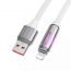 Кабель USB - Lightning HOCO U136 2,4A (белый) 1м