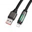 Кабель USB - Lightning HOCO U136 2,4A (черный) 1м