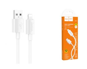 Кабель USB - Lightning HOCO X107, 2,4A (белый) 1м