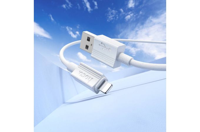 Кабель USB - Lightning HOCO X107, 2,4A (белый) 1м