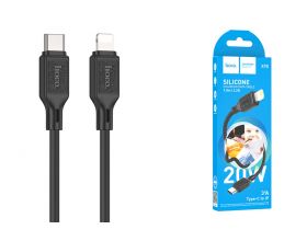 Кабель USB Type-C - Lightning HOCO X90 PD20W (черный) 1м