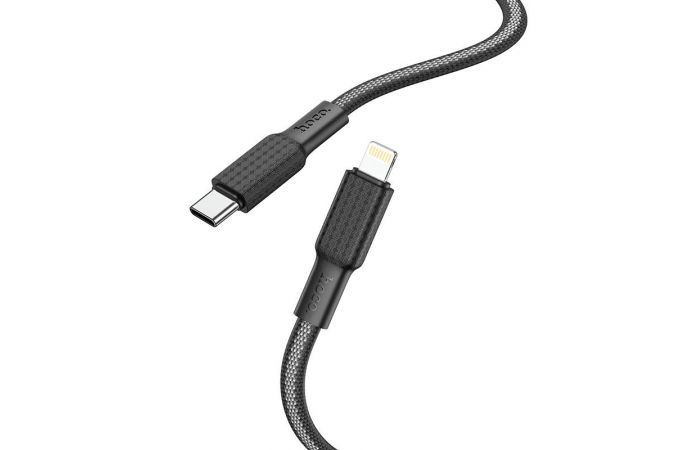 Кабель USB Type-C - Lightning HOCO X69 PD20W (бело-черный) 1м