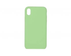 Чехол для iPhone ХS (5.8) Silicone Case Soft Touch (светло-зеленый) 50