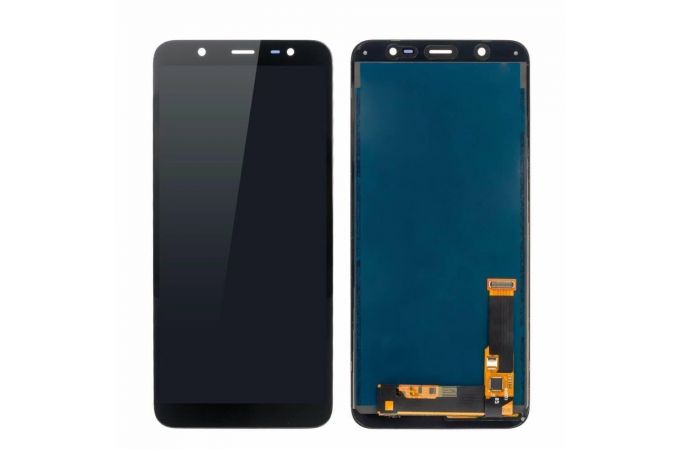Дисплей для Samsung J810F/DS Galaxy J8 в сборе с тачскрином (черный) Incell