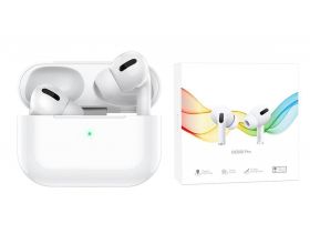 Наушники вакуумные беспроводные HOCO DES08 Pro TWS wireless headset Bluetooth (белый)