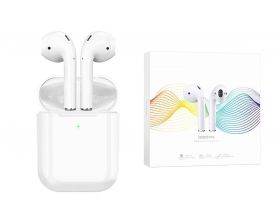 Наушники вакуумные беспроводные HOCO DES03 Pro TWS wireless headset Bluetooth (белый)