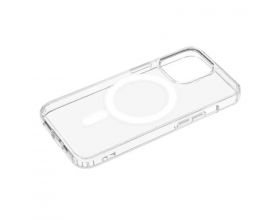 Чехол для iPhone 12 (5.4) с силиконовым бампером MagSafe (прозрачный)
