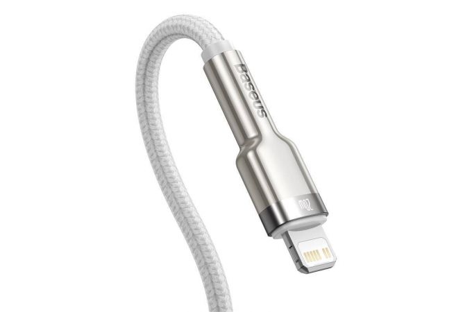 Кабель USB Type-C - Lightning BASEUS Cafule 20W (белый) 2м