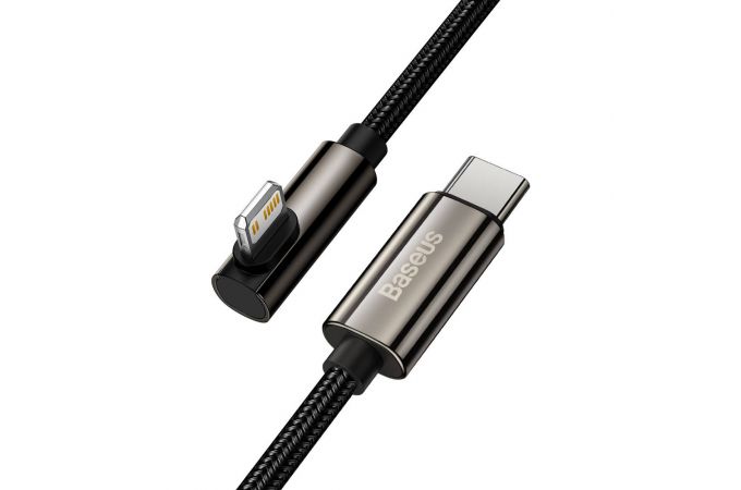 Кабель USB Type-C - Lightning BASEUS Legend Series Elbow 20W (черный) 1м