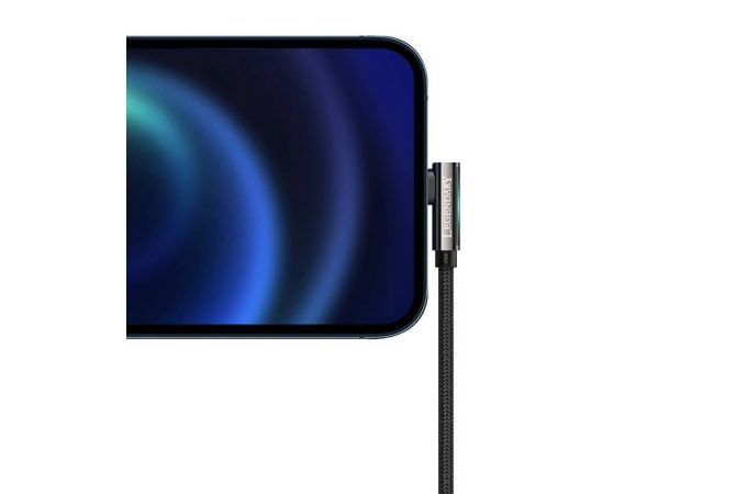 Кабель USB Type-C - Lightning BASEUS Legend Series Elbow 20W (черный) 1м