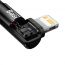 Кабель USB Type-C - Lightning BASEUS MVP 2 Elbow-shaped Fast Charging 20W угловой (черный) 2м
