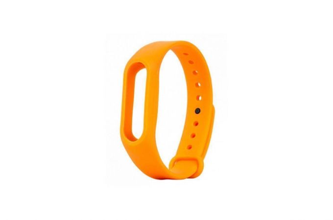 Ремешок силиконовый для XIAOMI MI Band 2 оранжевый