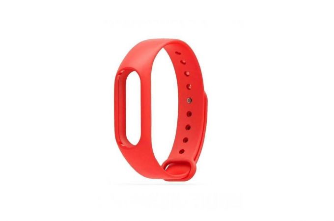 Ремешок силиконовый для XIAOMI MI Band 2 красный