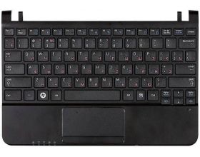 Клавиатура для ноутбука Samsung NC110 топ-панель черная