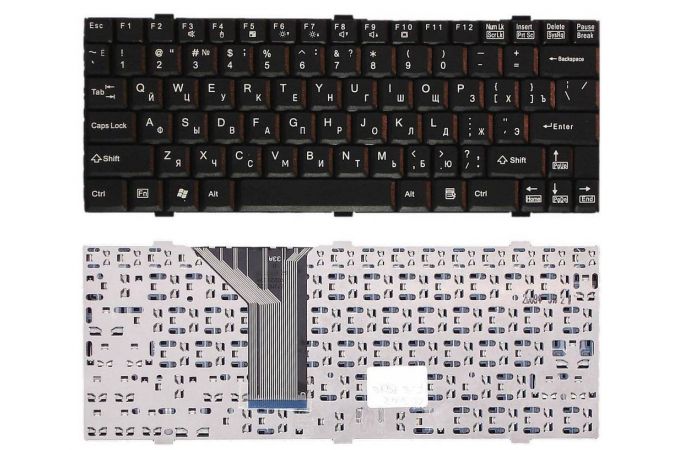 Клавиатура для ноутбука Fujitsu-Siemens LifeBook P5020 P5020D P5010 P5010D черная