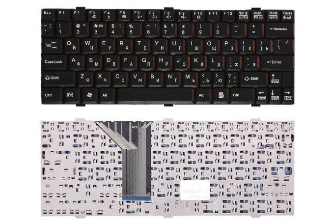 Клавиатура для ноутбука Fujitsu-Siemens LifeBook P5020 P5020D P5010 P5010D черная