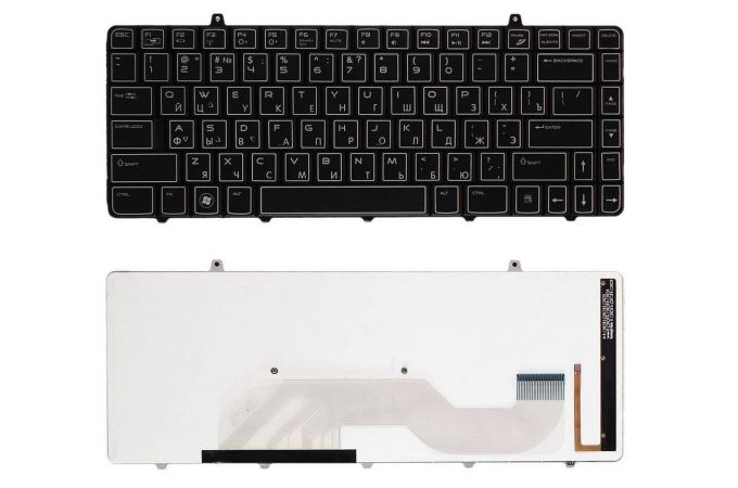Клавиатура для ноутбука Dell Alienware M11X R2 R3 черная с подсветкой