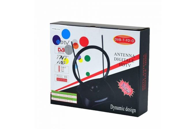 Антенна ТВ комнатная с усилителем Орбита OT-ANT02