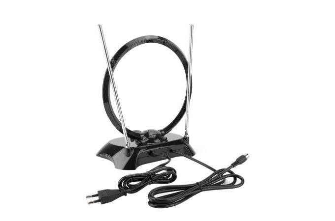 Антенна ТВ комнатная с усилителем Орбита OT-ANT02