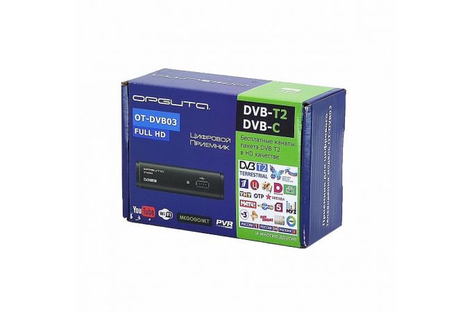 ТВ ресивер DVB-T2/C Орбита OT-DVB03 (Wi-Fi)