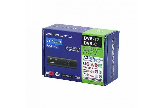 ТВ ресивер DVB-T2/C Орбита OT-DVB03 (Wi-Fi)