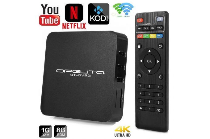 Медиа плеер Орбита OT-DVB21 (Cortex A7, Android10,1, 1Гб, Flash 8ГБ, Wi-Fi)