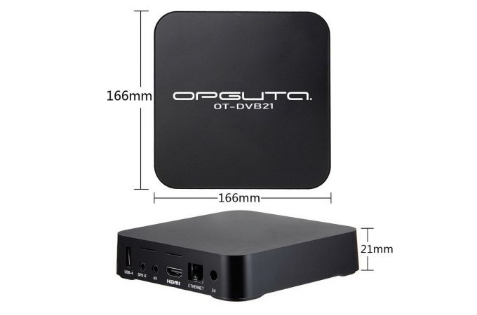 Медиа плеер Орбита OT-DVB21 (Cortex A7, Android10,1, 1Гб, Flash 8ГБ, Wi-Fi)