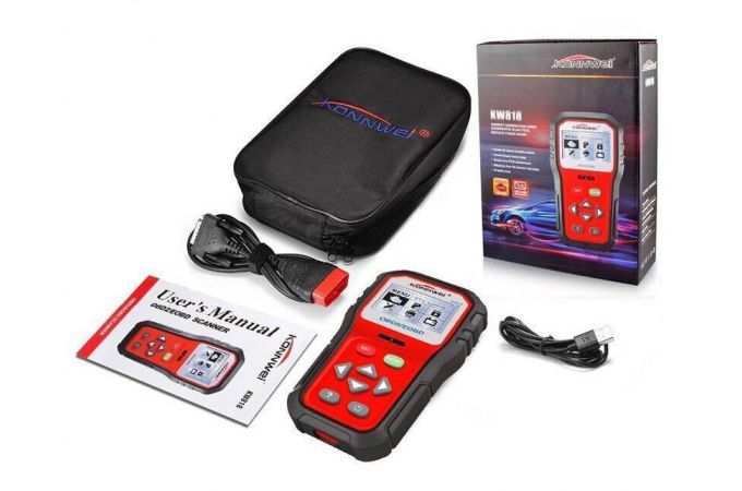Автосканер OBD KONNWEI KW-818 (OBD2,CAN)