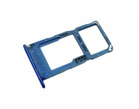 Держатель SIM для Huawei Honor 10 Lite/ 10i (синий)