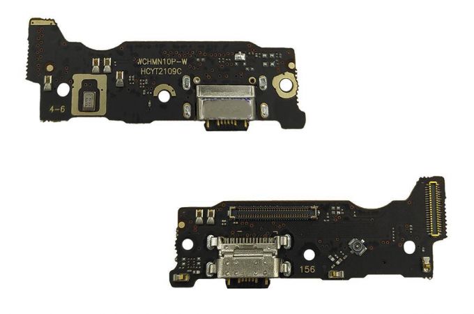 Шлейф для Xiaomi Redmi Note 10 Pro 4G с разъемом зарядки (плата)