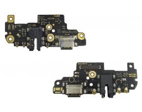 Шлейф для Xiaomi Redmi Note 8 Pro с разъемом зарядки + разъем гарнитуры (плата) HQ