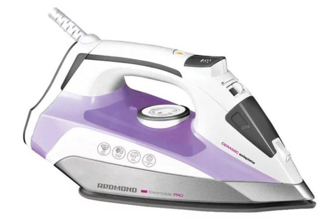 Утюг REDMOND RI-C222 фиолетовый 2200Вт, керам. подошва, автооткл.