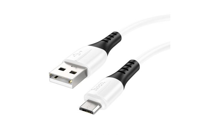 Кабель USB - MicroUSB HOCO X82 (черный) силиконовый 1м