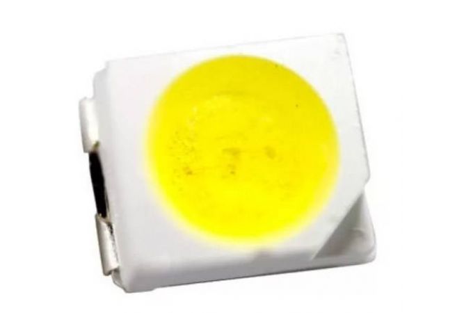 Светодиод SMD 3528 (2835) 6V, 2W холодный белый