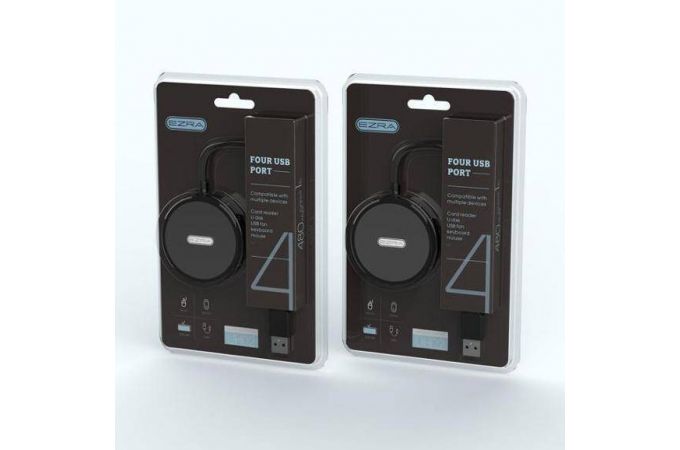 Разветвитель USB HUB EZRA UH02 USB 2.0 (4 USB)
