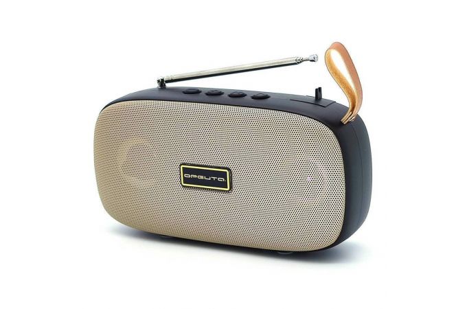 Портативная беспроводная колонка Орбита OT-SPB103 (золотистый)