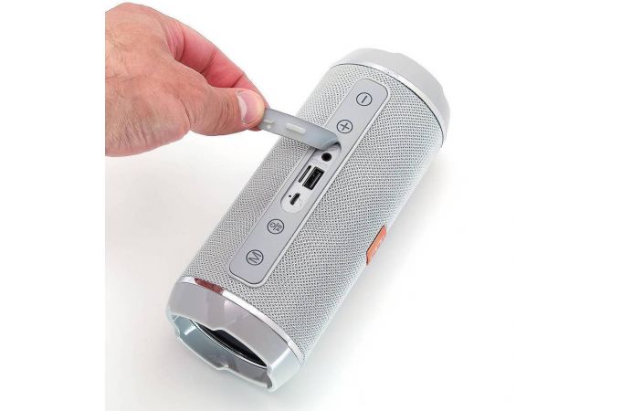 Портативная беспроводная колонка Орбита OT-SPB56 BT (серый)