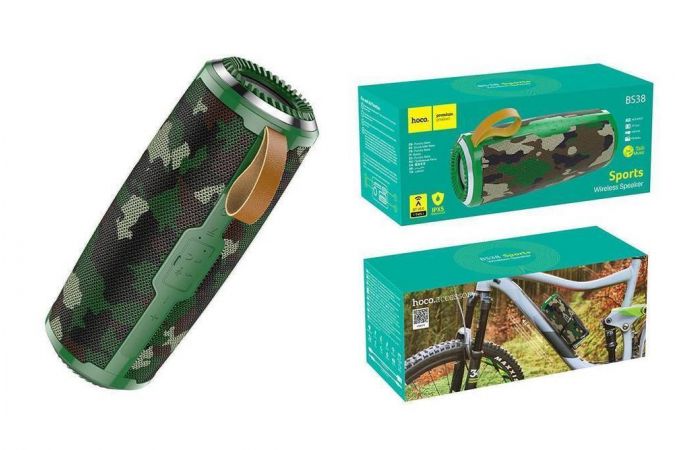 Портативная беспроводная колонка HOCO BS38 BT (ABSOLUT) (камуфляж)
