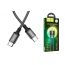 Кабель USB Type-C - USB Type-C HOCO X14, 2A (черный) 1м (в оплетке)