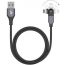 Кабель USB Type-C - Lightning Deppa (72326) USB-C - Apple 8-pin (черный) 1,2м