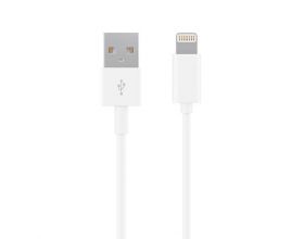 Кабель USB - Lightning Maverick Apple 8-pin (белый) 1м