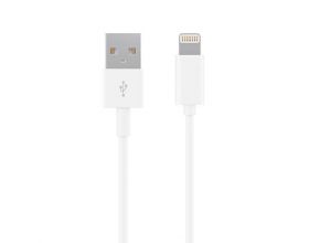 Кабель USB - Lightning Maverick Apple 8-pin (белый) комплект 3 шт.