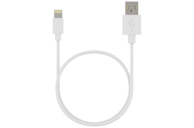 Кабель USB - Lightning Maxvi (MC-03) Apple 8-pin 2A (белый) 1м