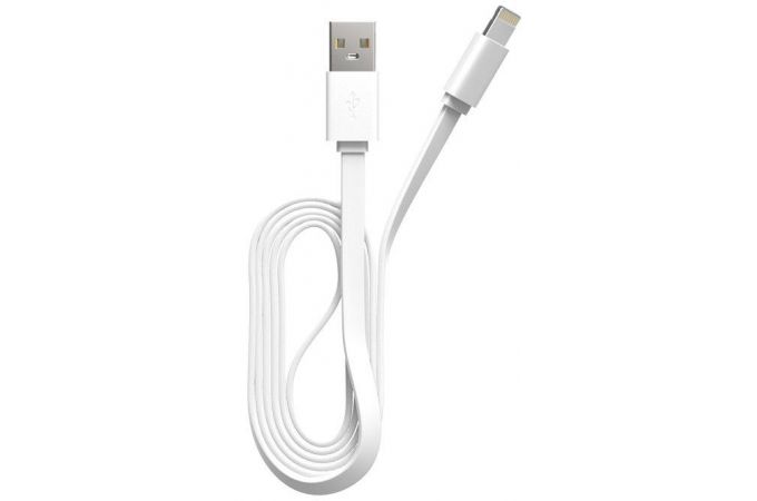 Кабель USB - Lightning Maxvi (MC-03F) Apple 8-pin 2A (белый) 1м