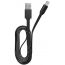 Кабель USB - Lightning Maxvi (MC-03F) Apple 8-pin 2A (черный) 1м