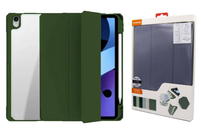 Чехол-книжка MUTURAL Smart Case для планшета iPad 10 - Dark green